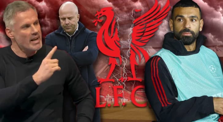 "لم يكن نجما قبل ليفربول".. تصريحات صادمة وشخصية من جيمي كاراجر تجاه محمد صلاح!